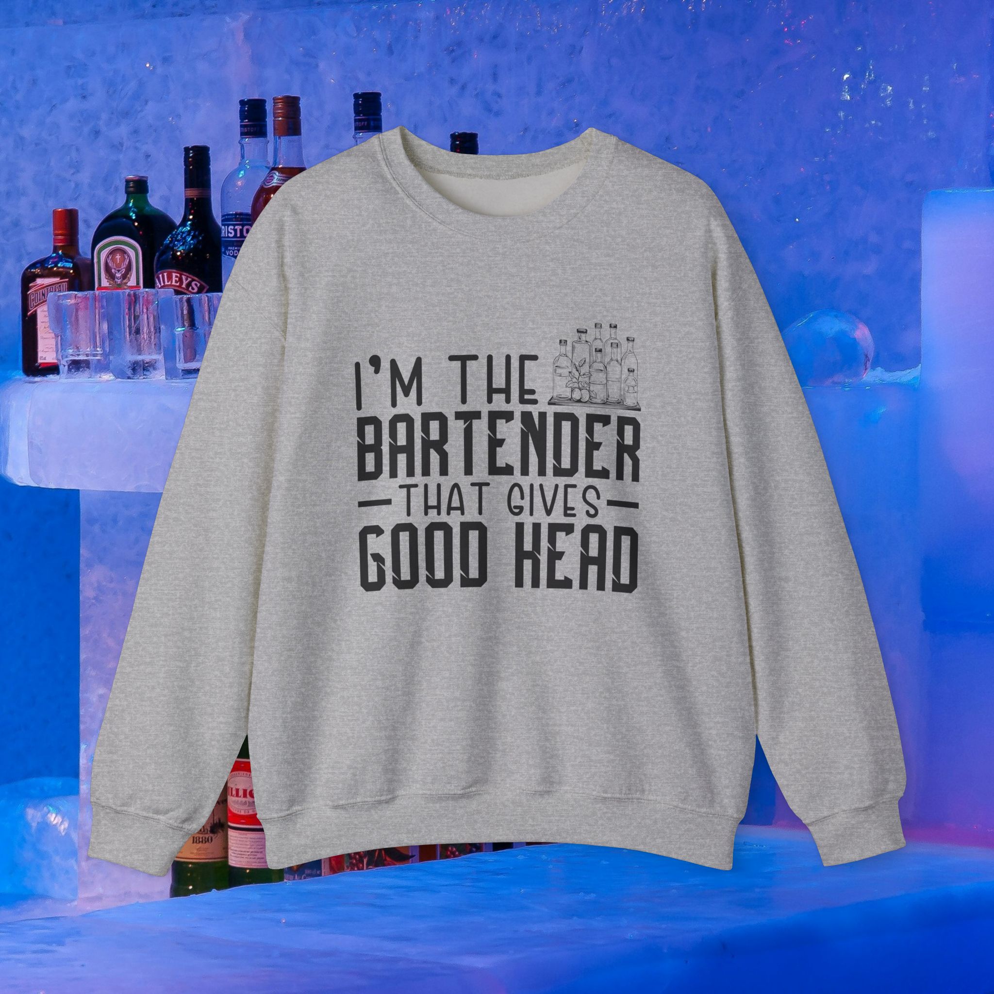 Good Head Bartender Crew Neck - Image 4