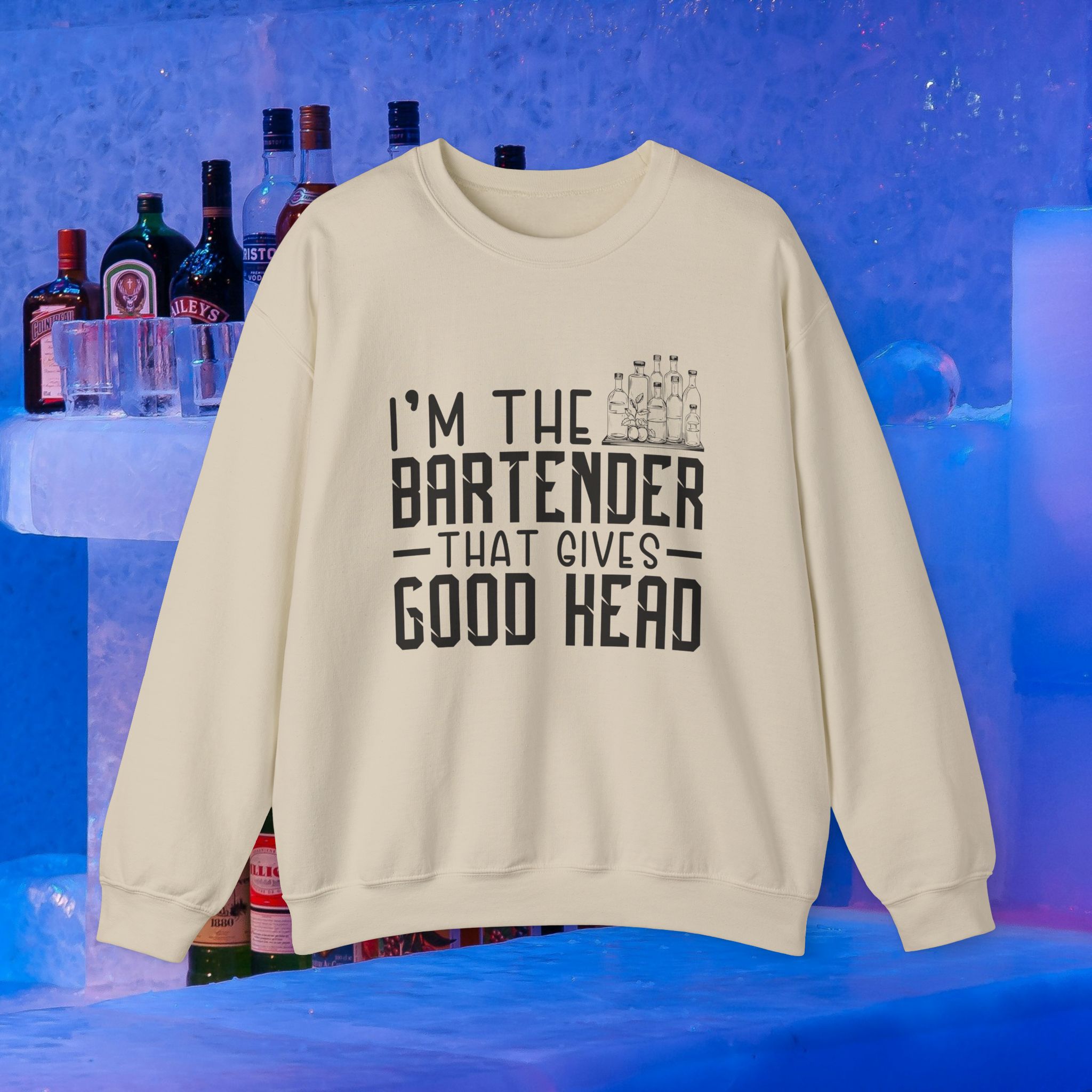 Good Head Bartender Crew Neck