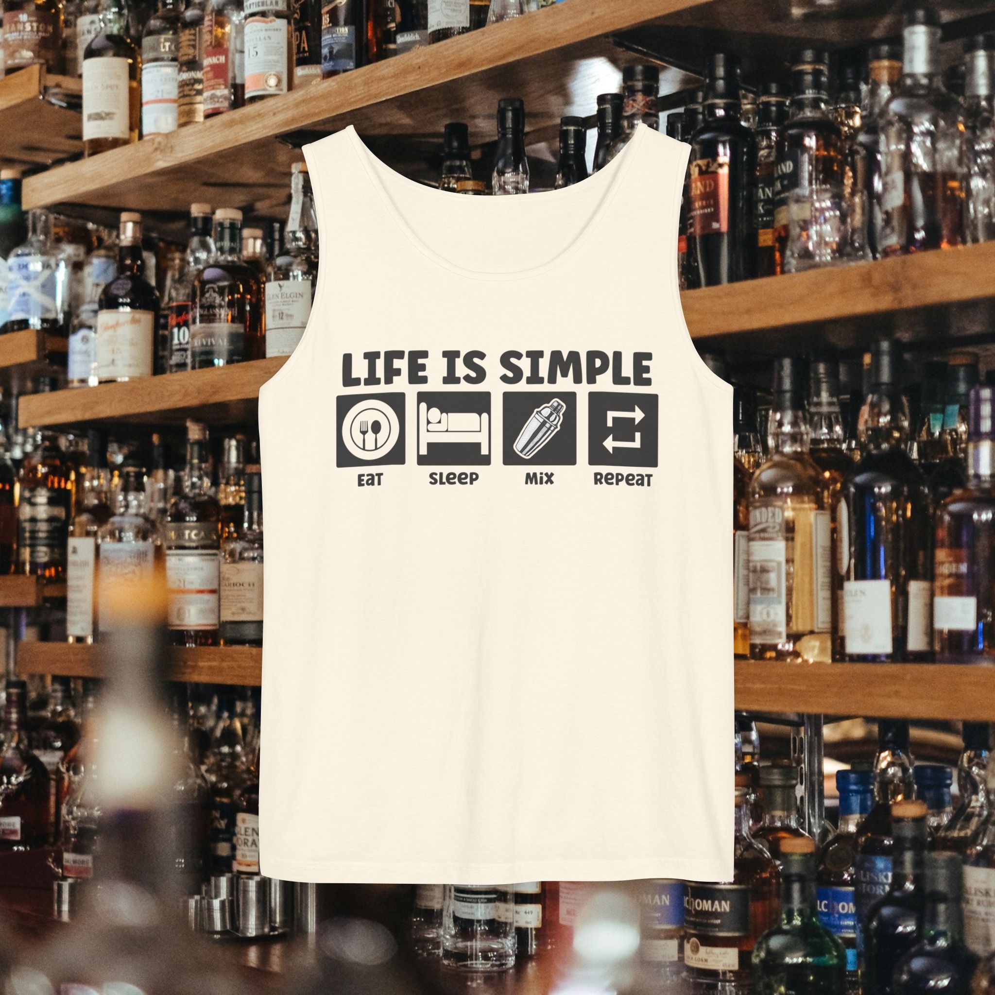 Eat, Sleep, Mix, Repeat Tank