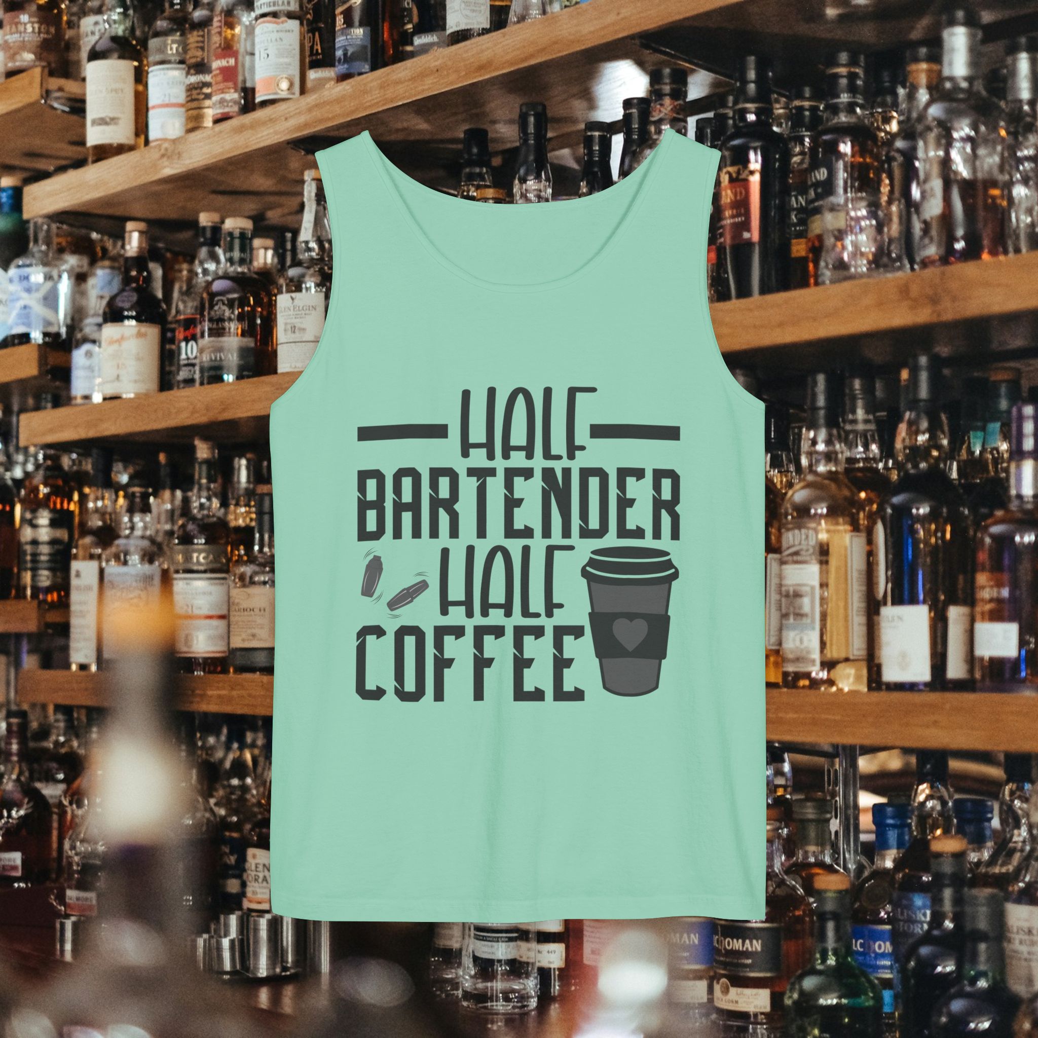 Half Bartender, Half Coffee Tank - Image 8