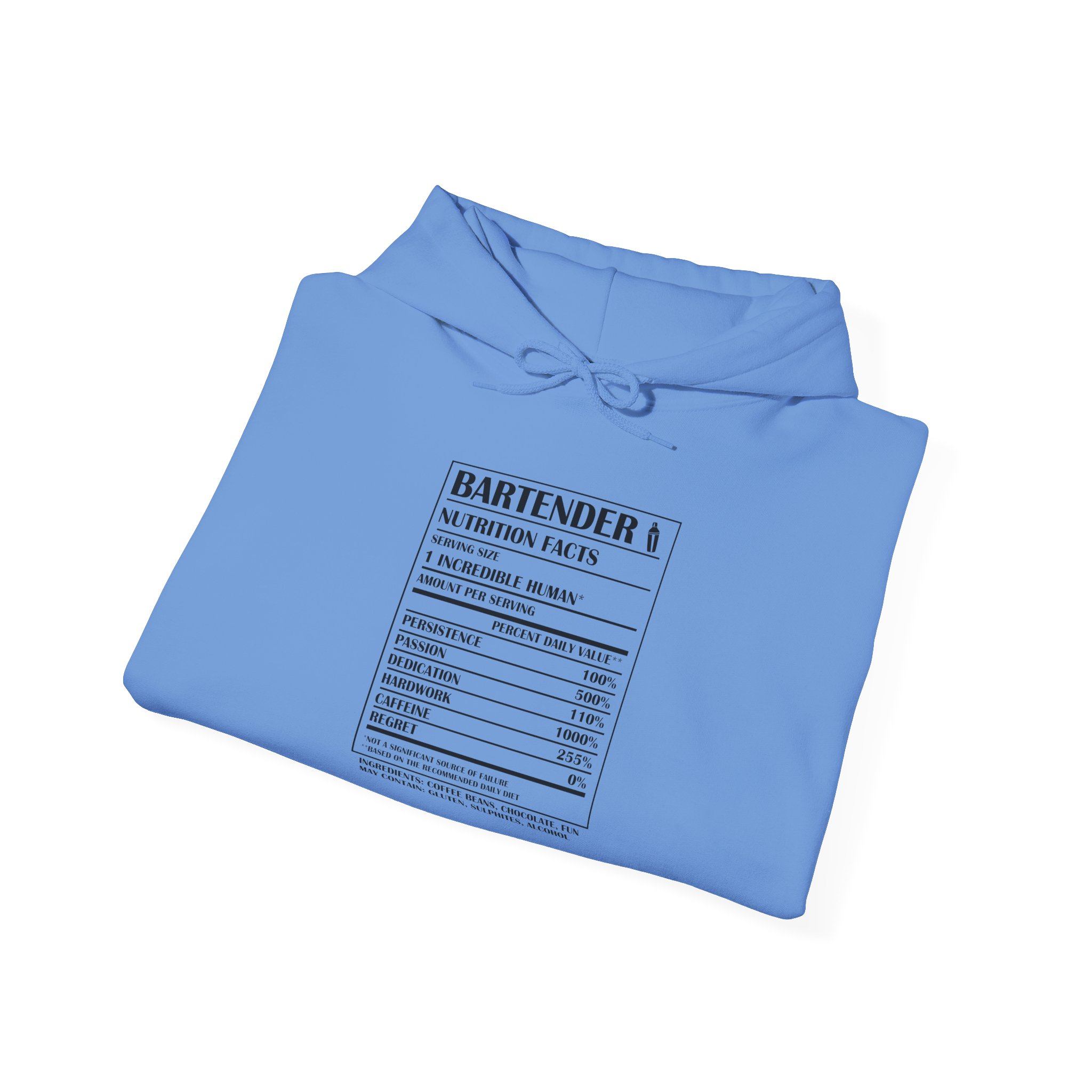 Bartender Nutritional Facts Hoodie - Image 10