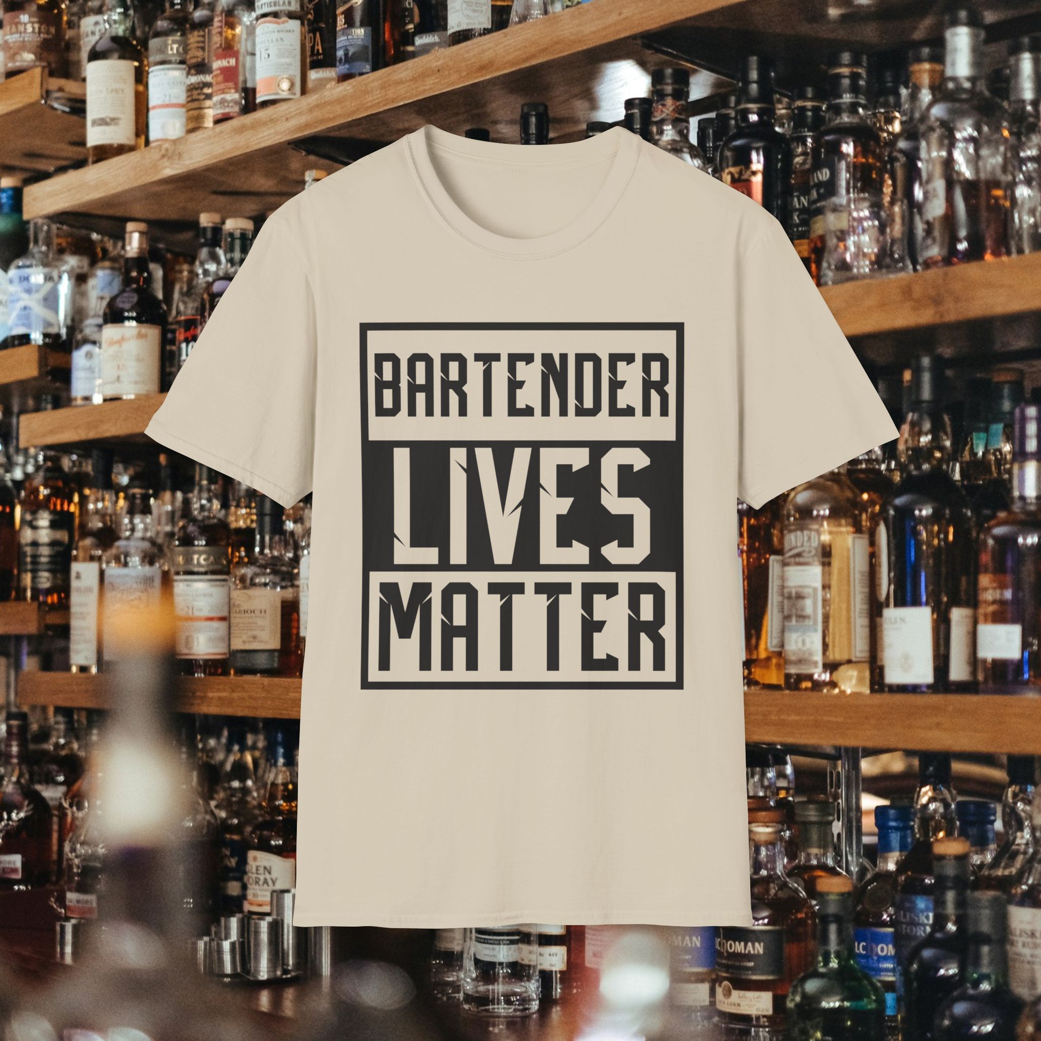 Bartender Lives Matter T-Shirt - Image 5