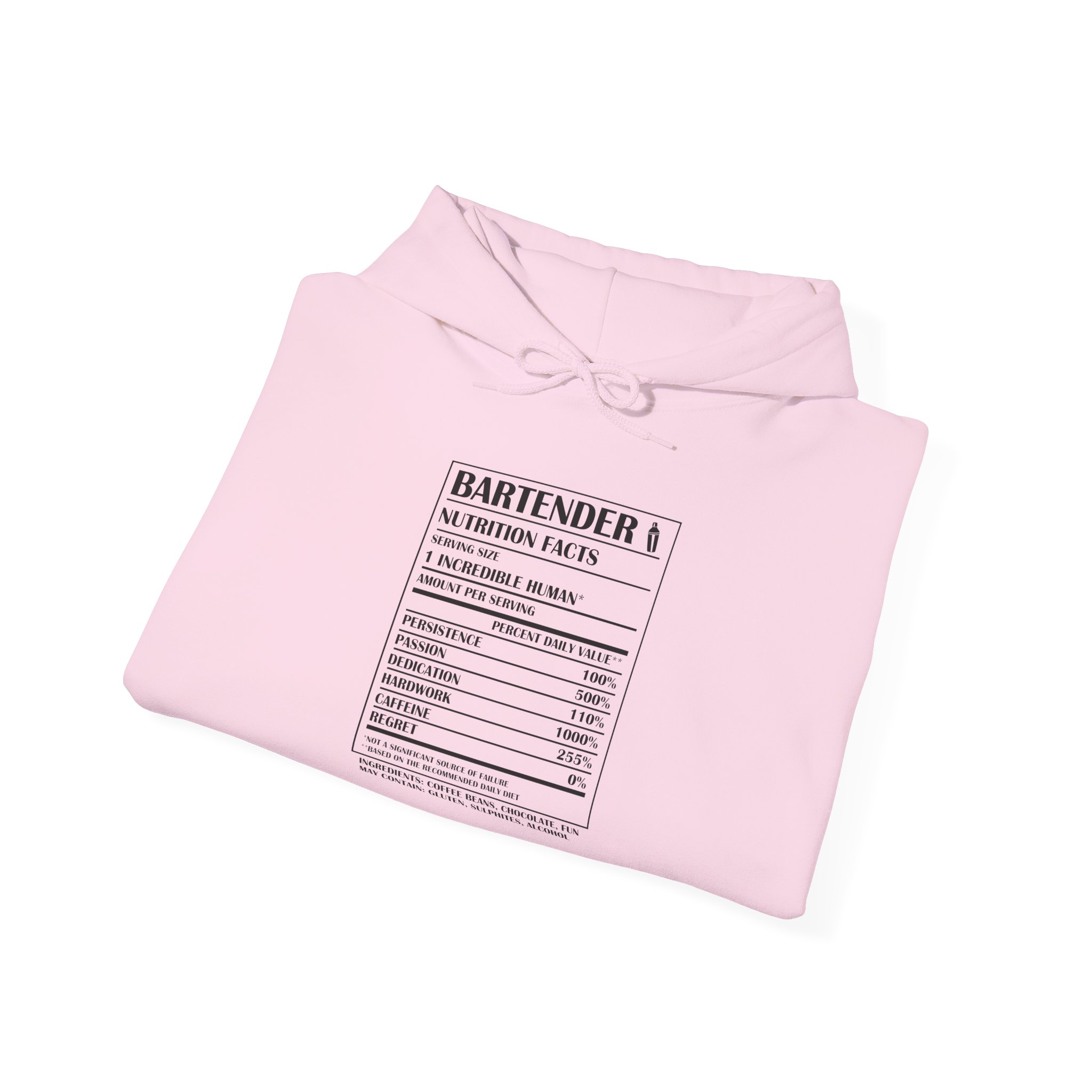 Bartender Nutritional Facts Hoodie - Image 14
