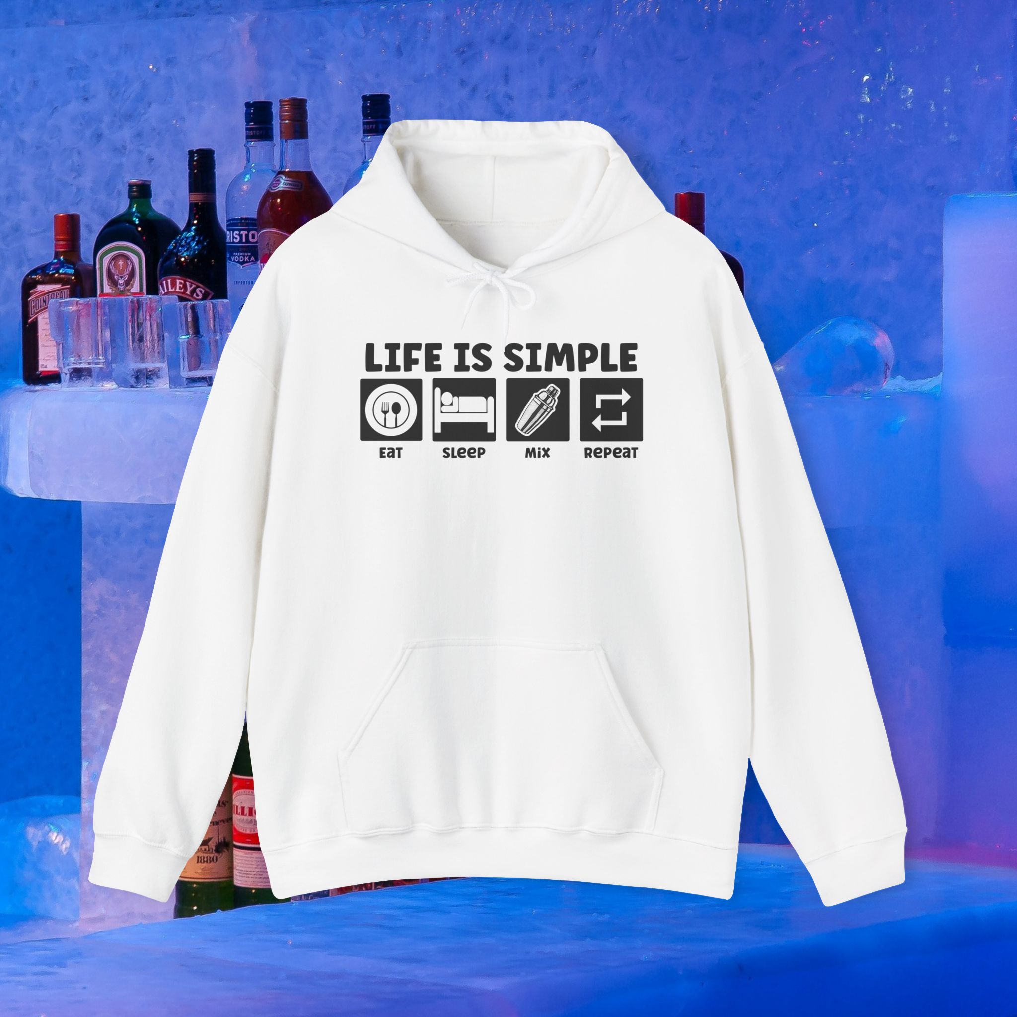 Eat, Sleep, Mix, Repeat Hoodie - Image 2