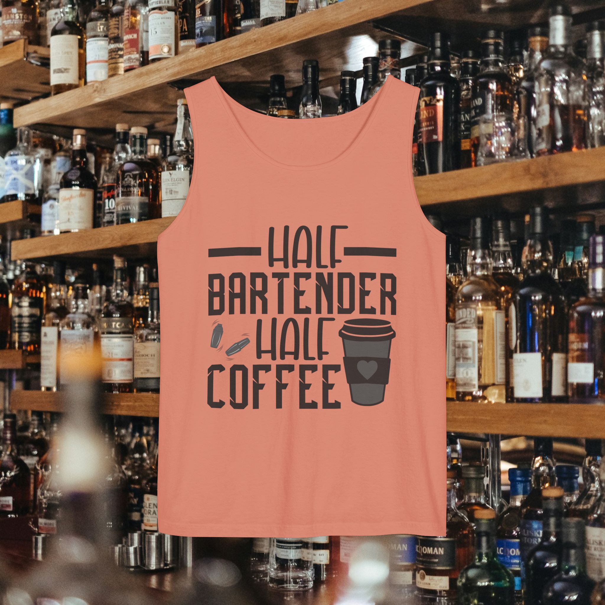Half Bartender, Half Coffee Tank - Image 4
