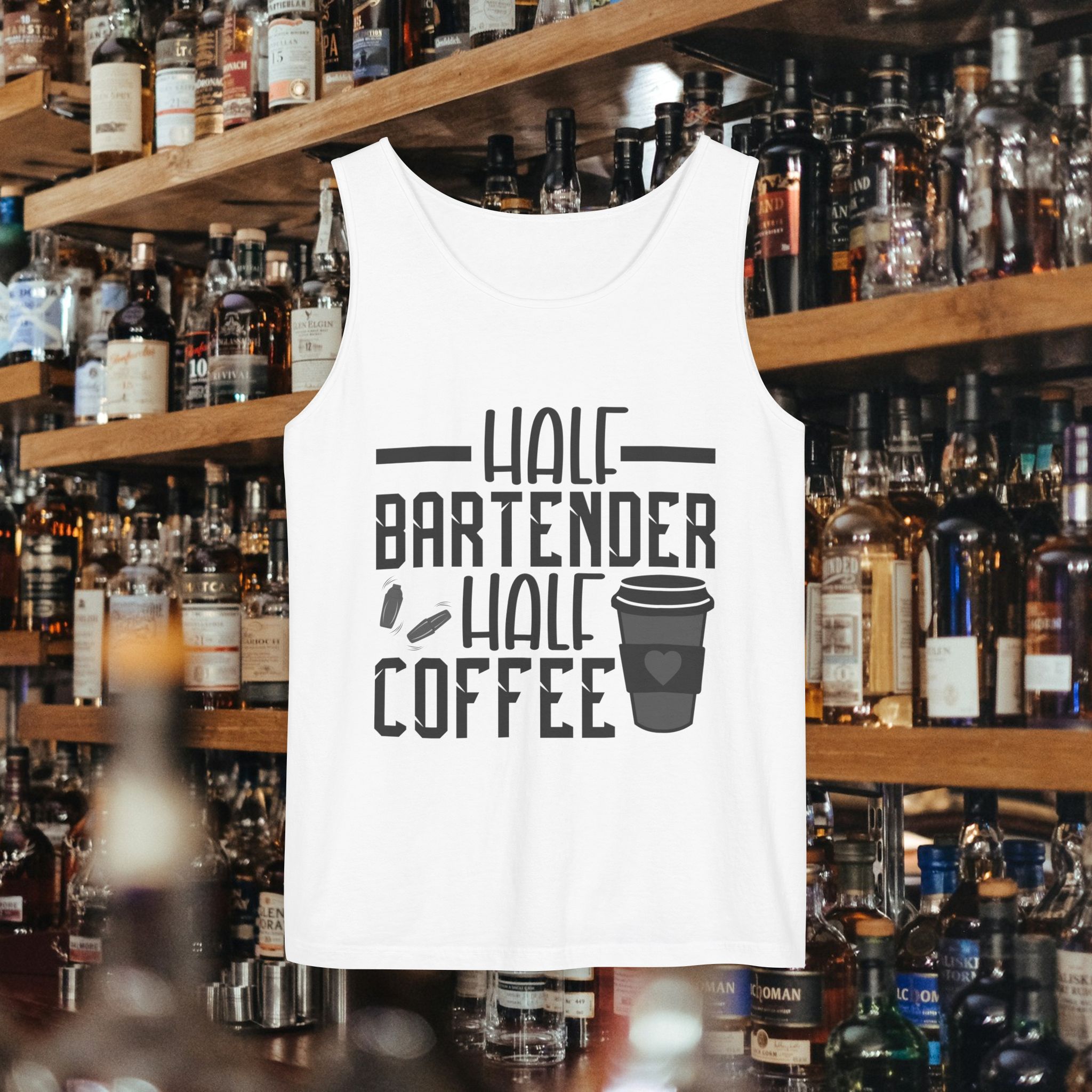 Half Bartender, Half Coffee Tank - Image 2