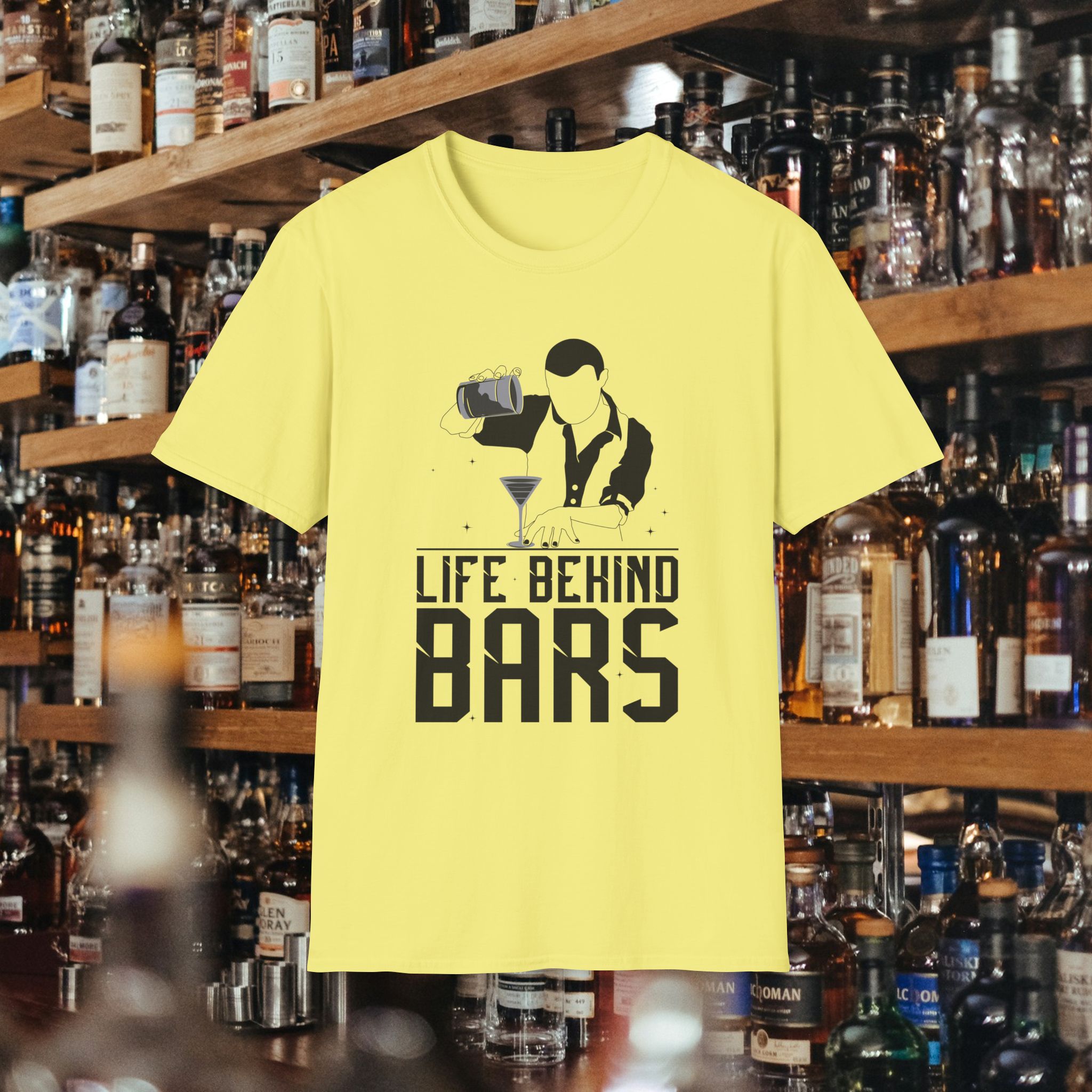 Life Behind Bars Bartender Tee - Image 6
