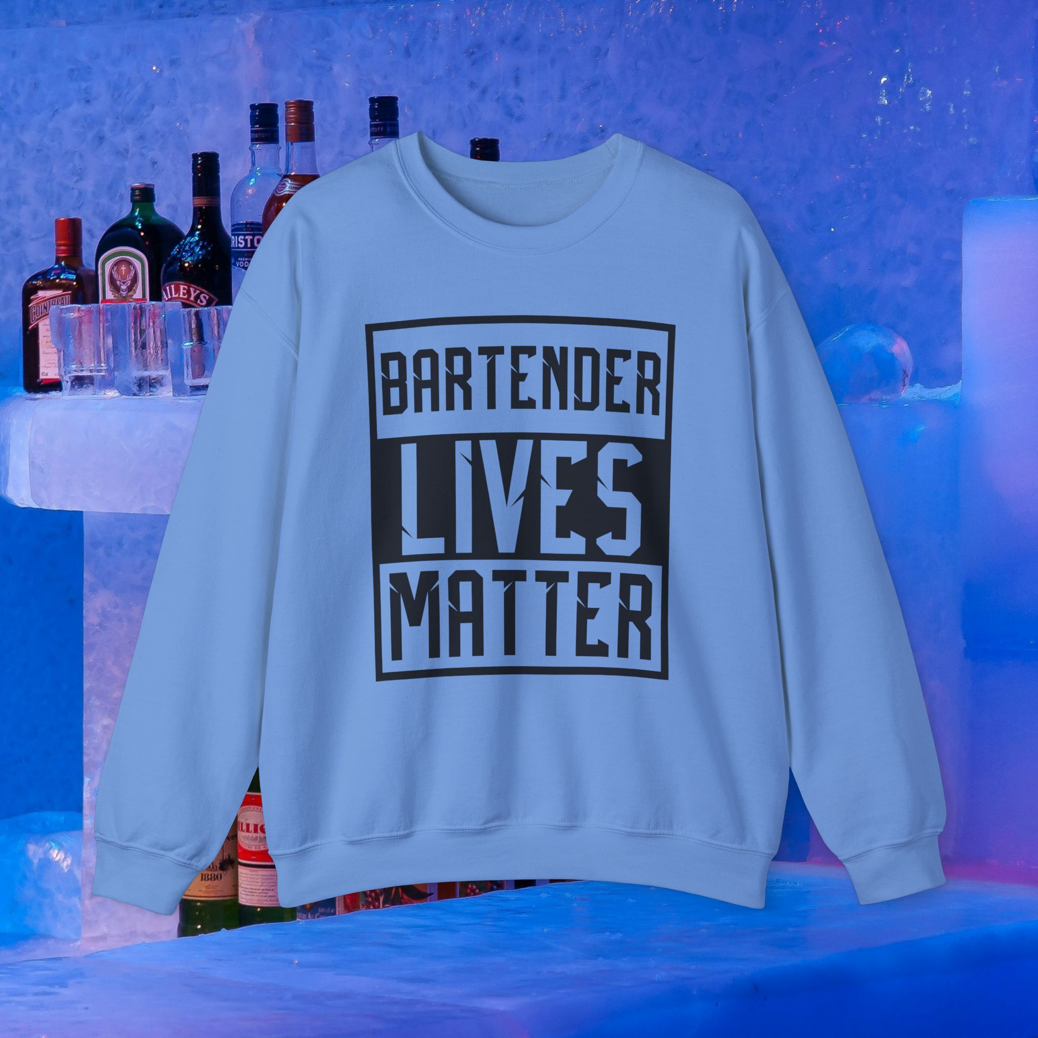Bartender Lives Matter Crew Neck - Image 6
