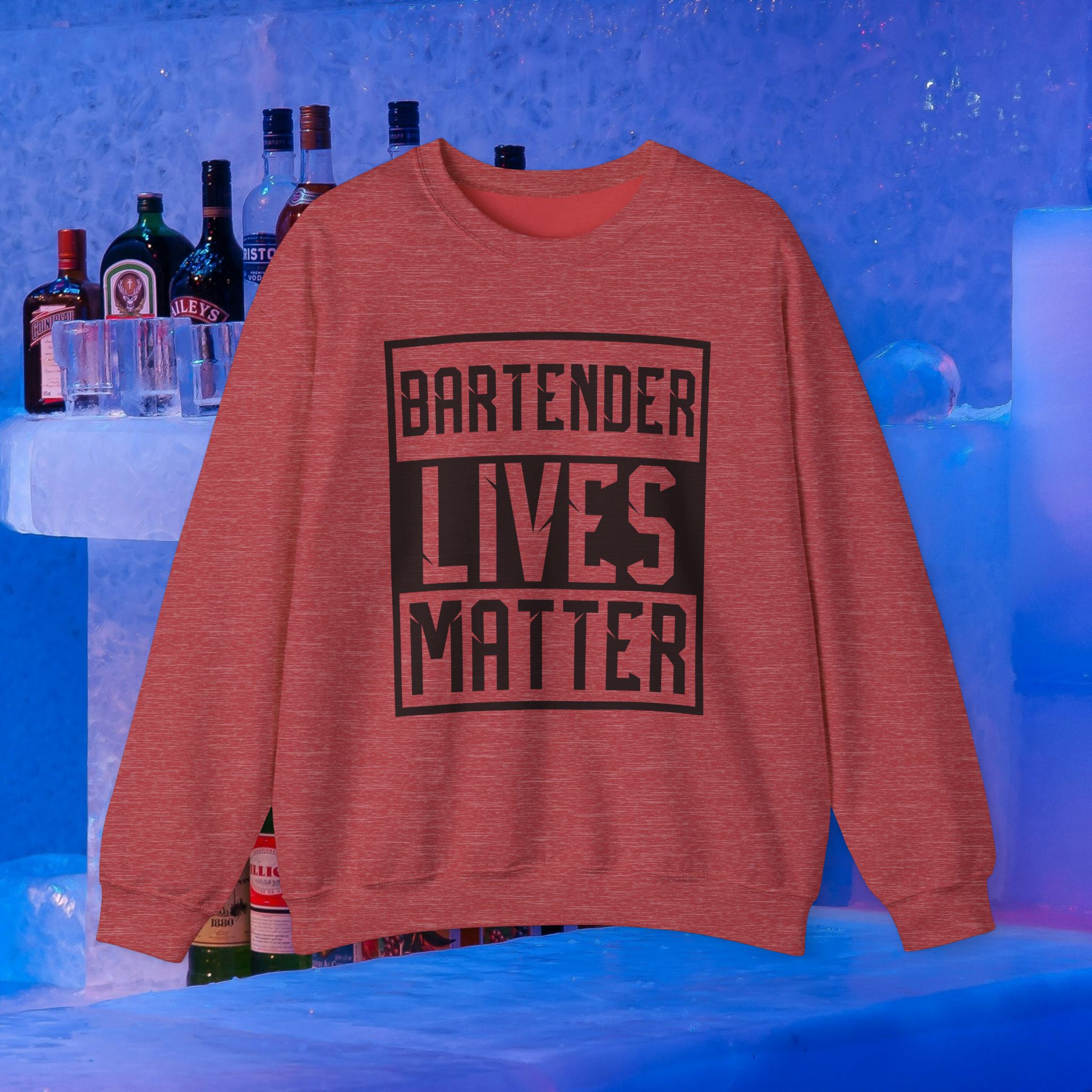 Bartender Lives Matter Crew Neck - Image 8