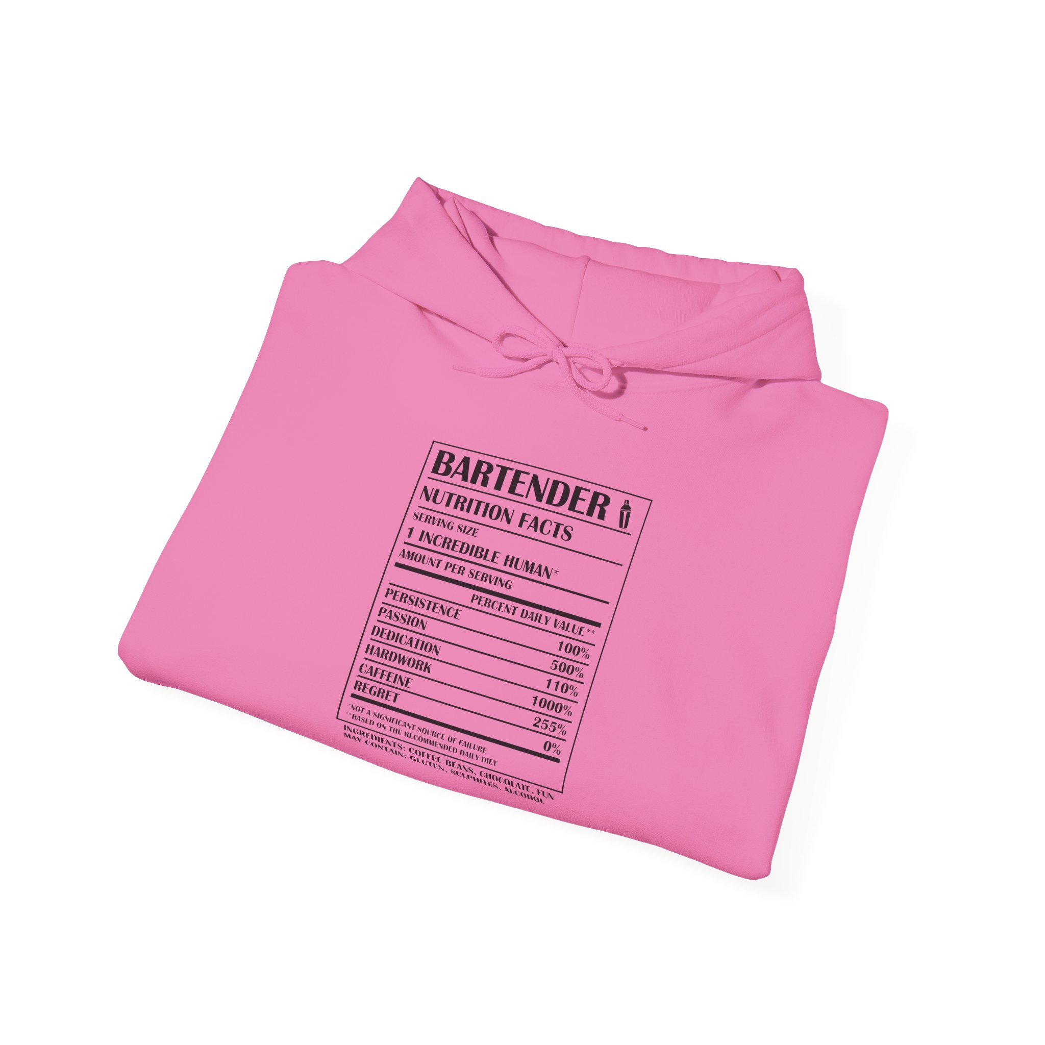 Bartender Nutritional Facts Hoodie - Image 18