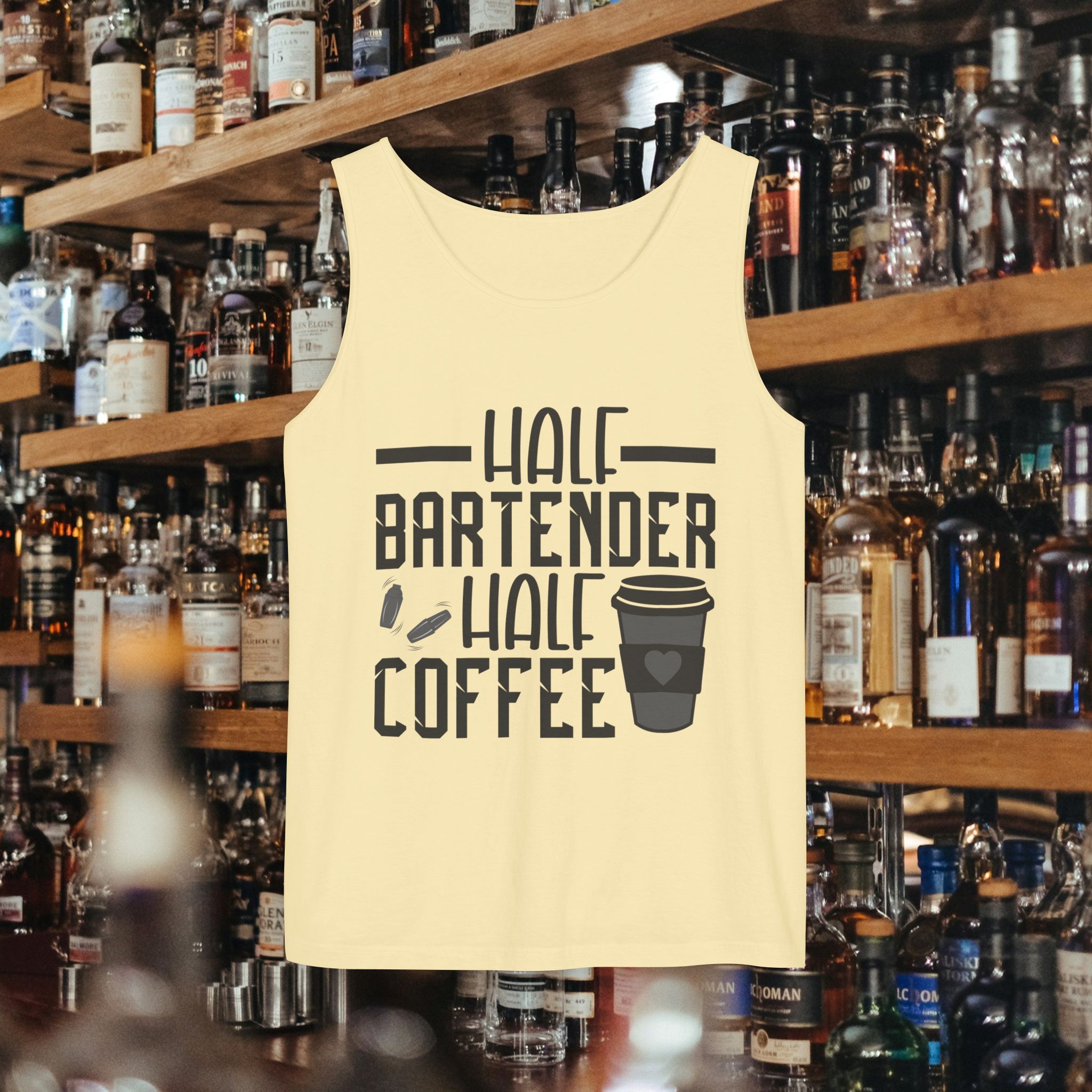 Half Bartender, Half Coffee Tank - Image 6