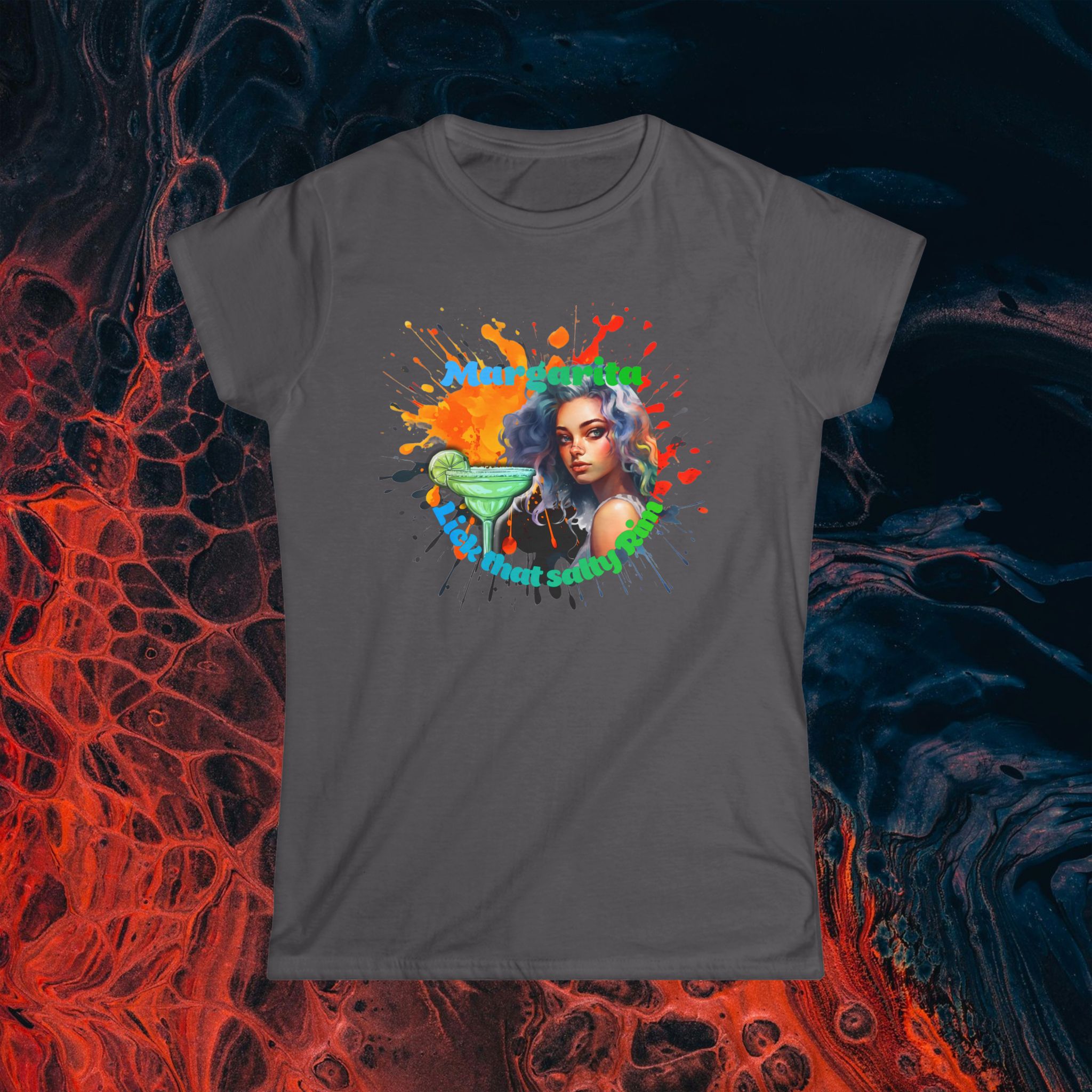 Naughty Margarita Women's Tee - Bold Funny Art - Image 7