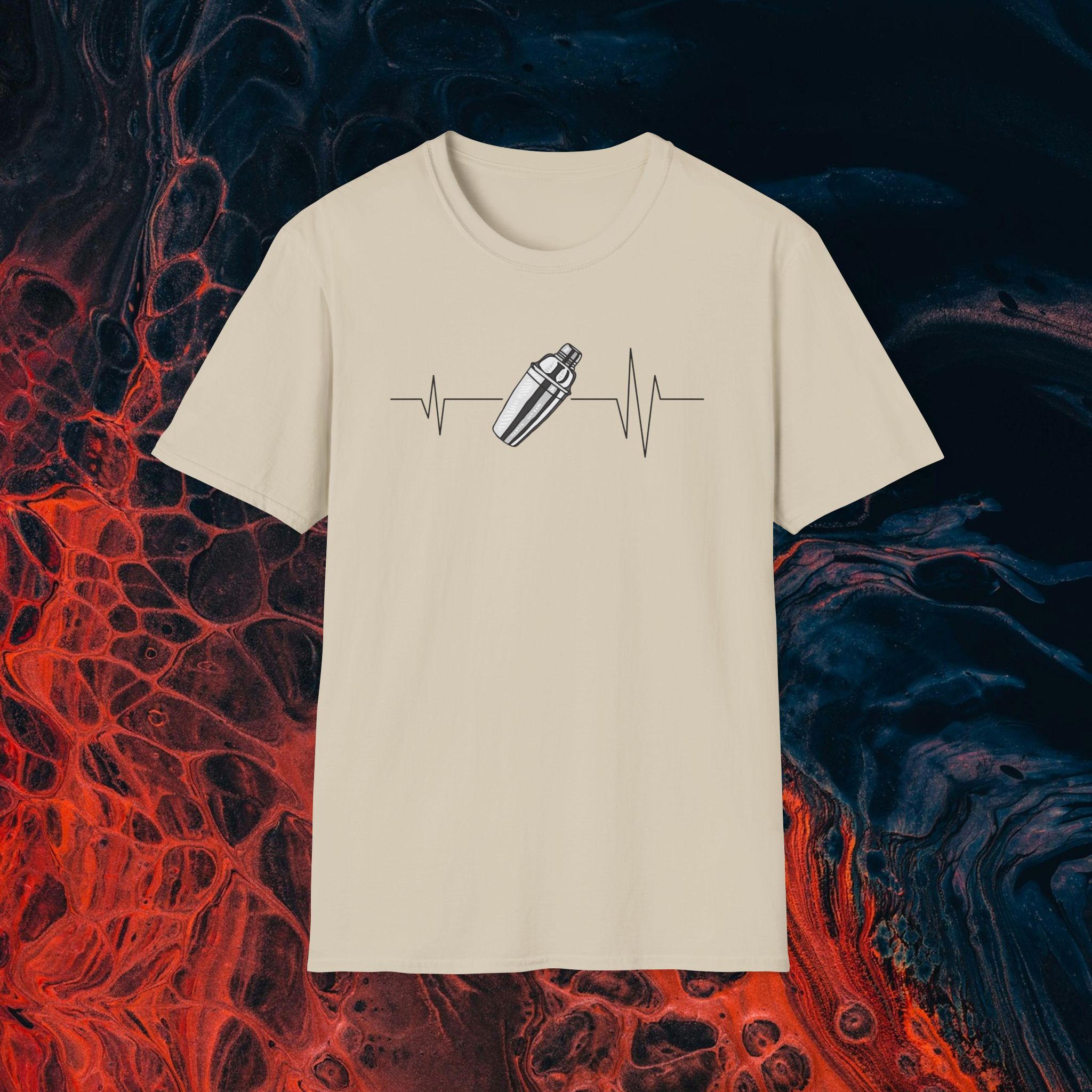 Heartbeat & Cocktails Graphic Tee - Image 2