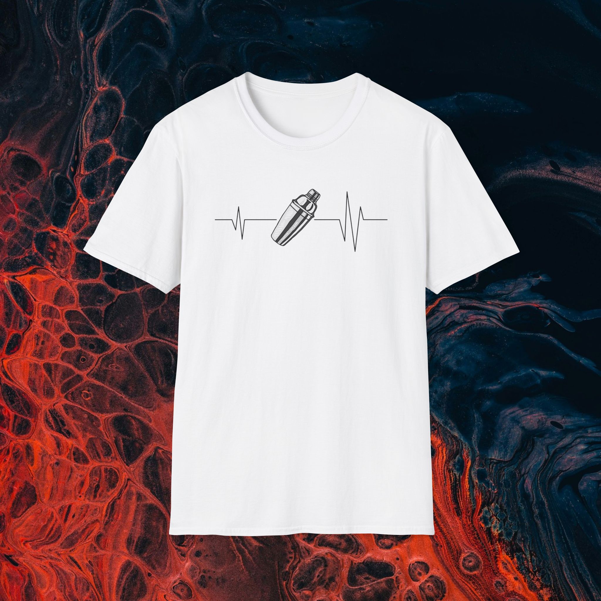 Heartbeat & Cocktails Graphic Tee - Image 3