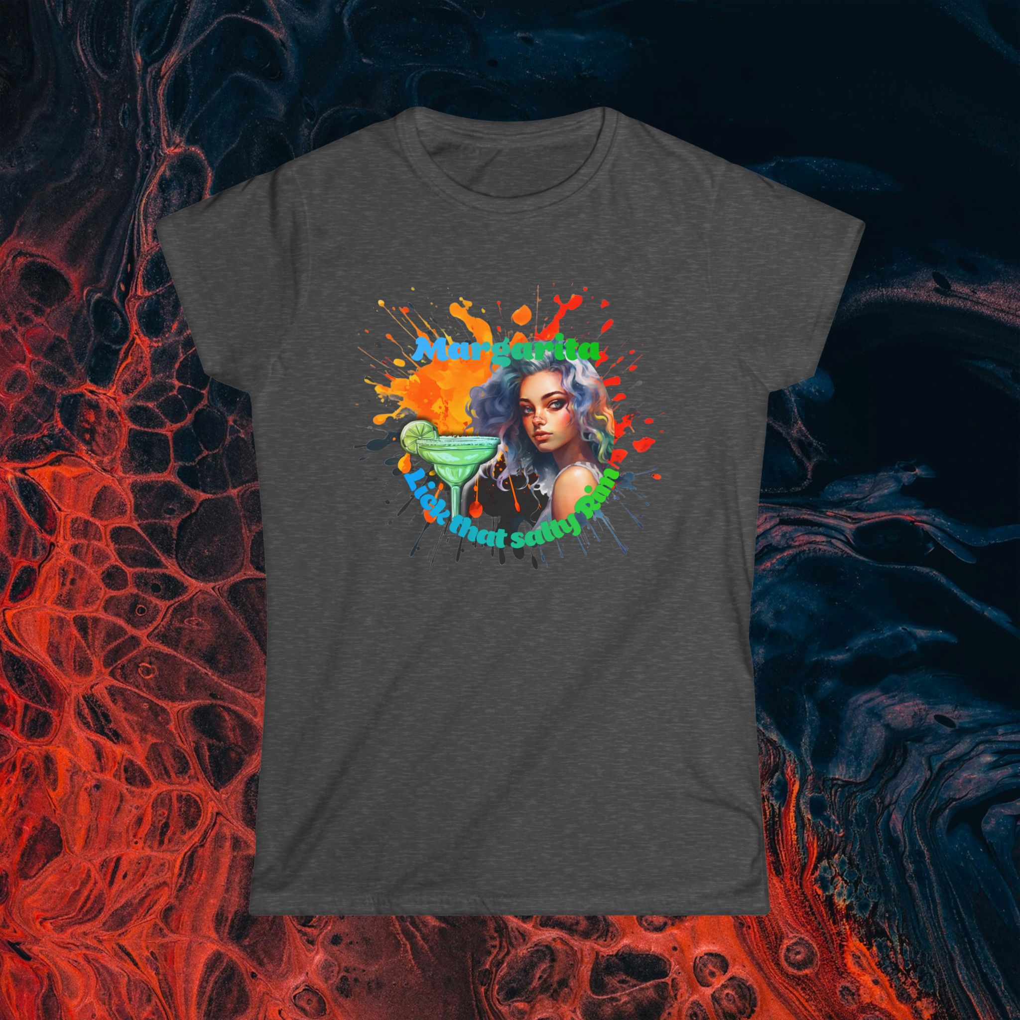 Naughty Margarita Women's Tee - Bold Funny Art - Image 5
