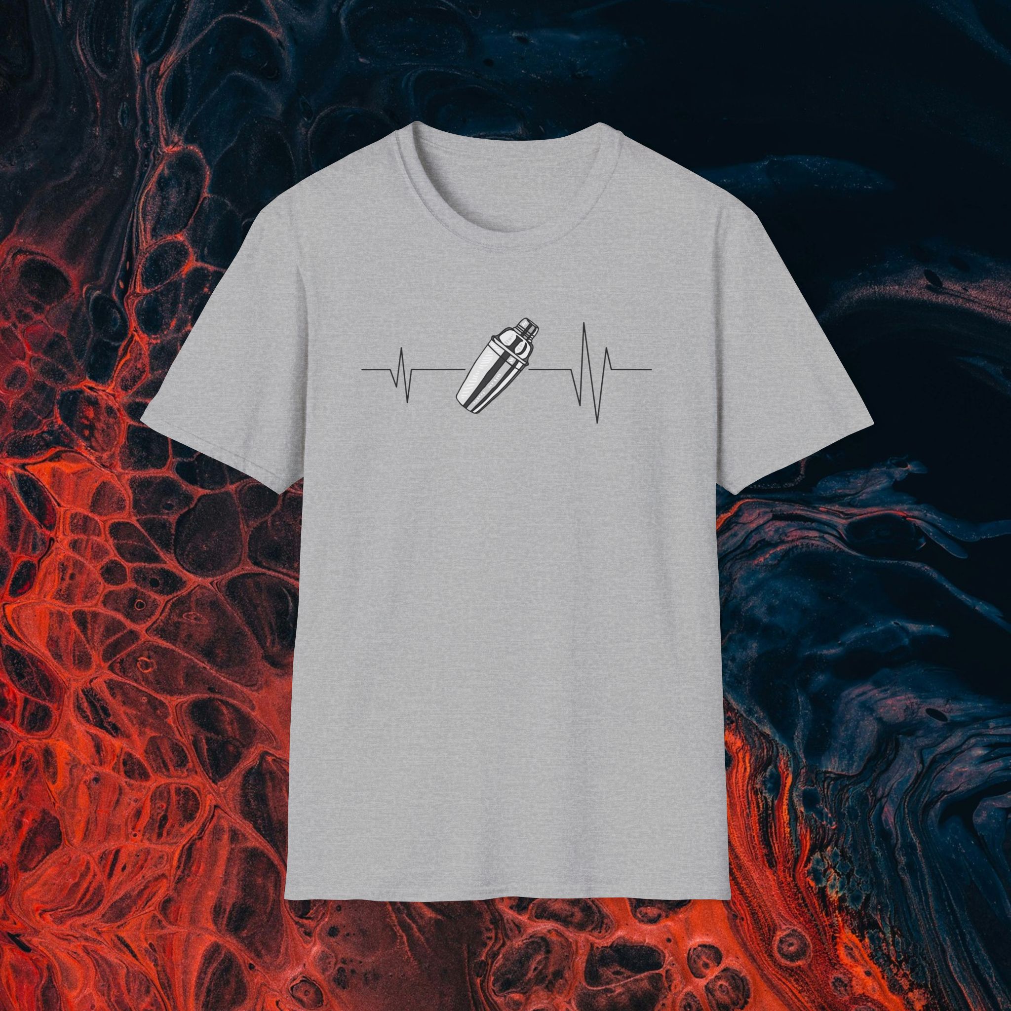 Heartbeat & Cocktails Graphic Tee - Image 5