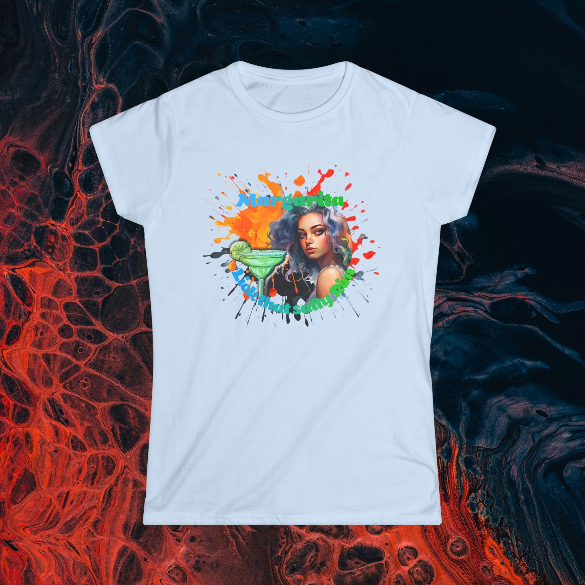 Naughty Margarita Women's Tee - Bold Funny Art - Image 6